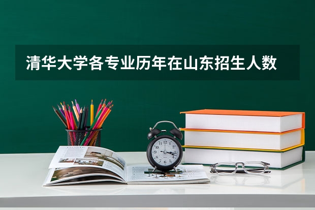 清华大学各专业历年在山东招生人数 学费多少钱