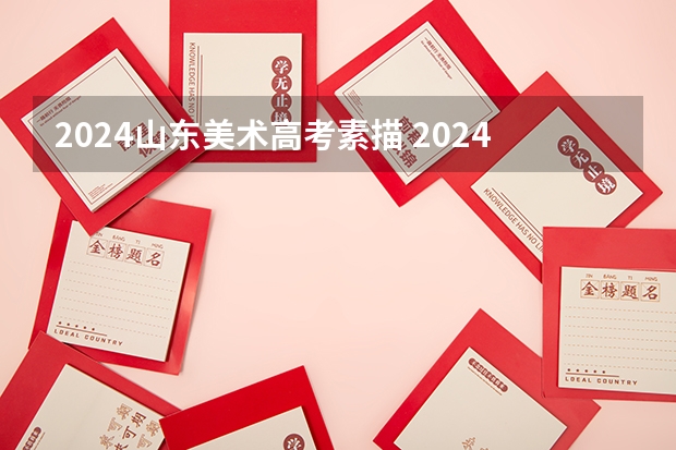 2024山东美术高考素描 2024年艺考美术文化分数线
