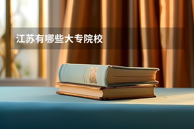 江苏有哪些大专院校