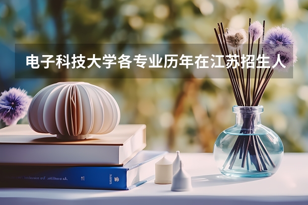 电子科技大学各专业历年在江苏招生人数 学费多少钱