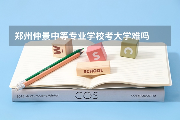 郑州仲景中等专业学校考大学难吗