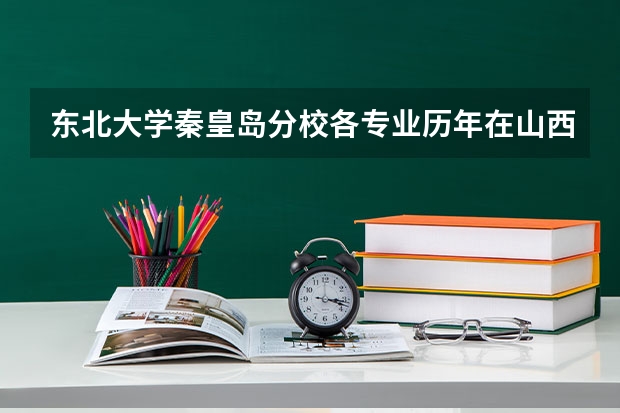 东北大学秦皇岛分校各专业历年在山西招生人数 学费多少钱