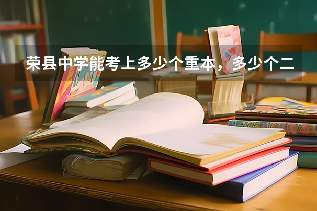 荣县中学能考上多少个重本，多少个二本