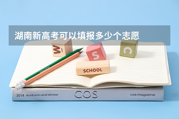 湖南新高考可以填报多少个志愿