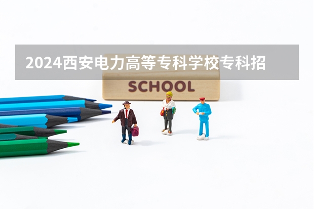 2024西安电力高等专科学校专科招生简章