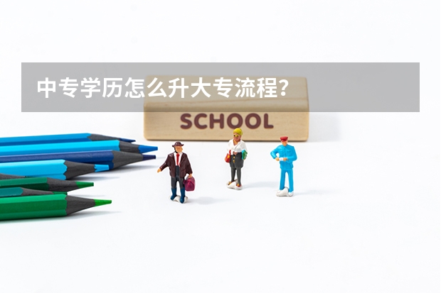 中专学历怎么升大专流程？
