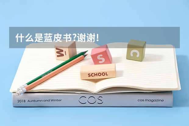 什么是蓝皮书?谢谢!