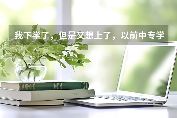 我下学了，但是又想上了，以前中专学的会计，那现在想上大专，应该怎么办啊，愁死了