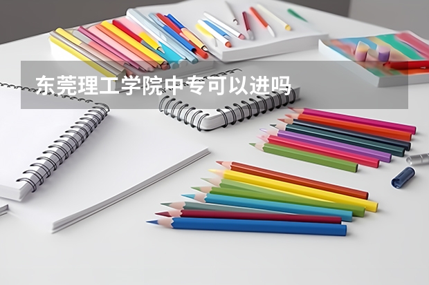 东莞理工学院中专可以进吗