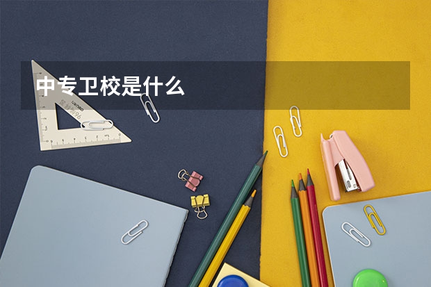 中专卫校是什么