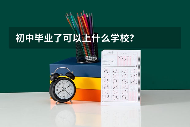 初中毕业了可以上什么学校？