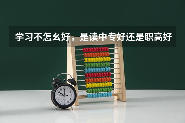 学习不怎幺好，是读中专好还是职高好呢
