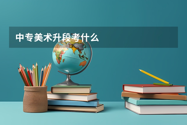 中专美术升段考什么