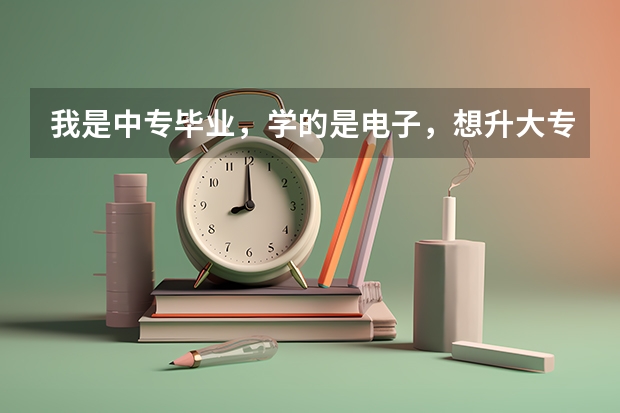 我是中专毕业，学的是电子，想升大专， 可以上宝鸡文理学院吗?