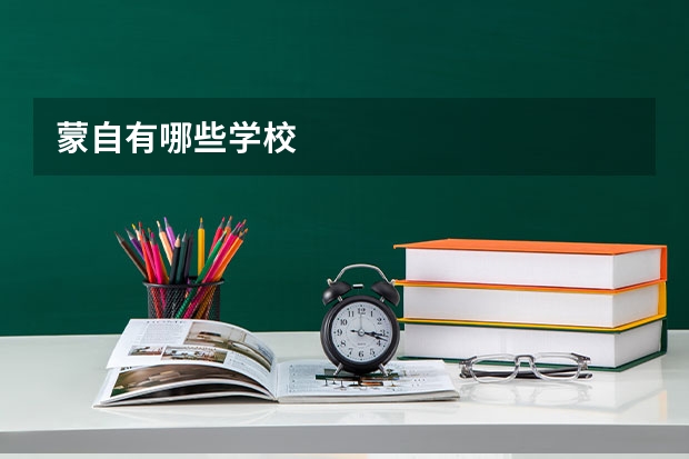 蒙自有哪些学校