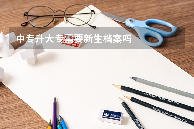中专升大专需要新生档案吗