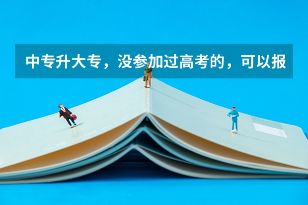 中专升大专，没参加过高考的，可以报考公务员吗