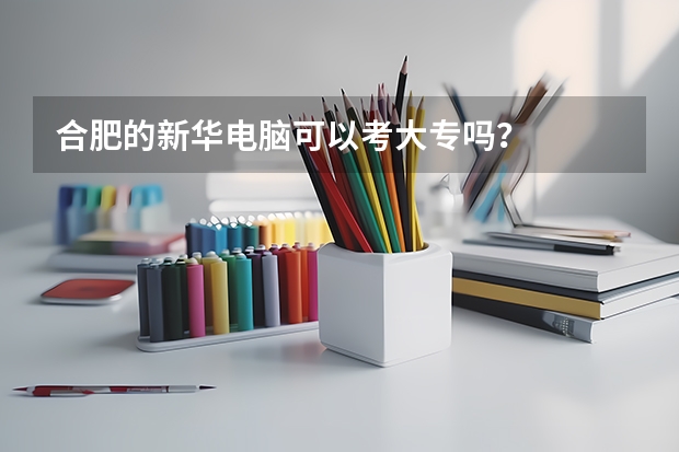 合肥的新华电脑可以考大专吗？