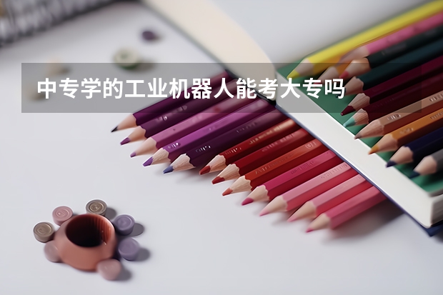 中专学的工业机器人能考大专吗