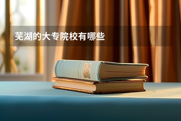 芜湖的大专院校有哪些