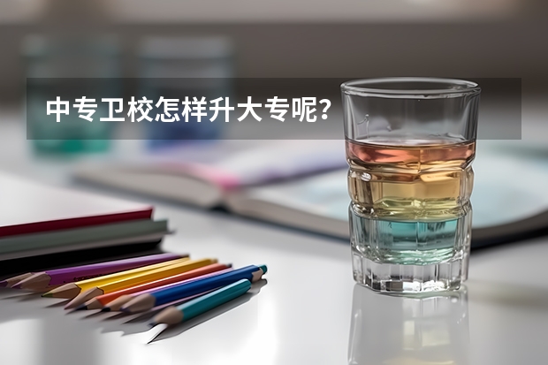 中专卫校怎样升大专呢？